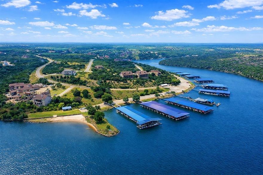 Tucked away in a quiet, secluded section of The Cliffs Resort on Possum Kingdom Lake, this charming homesite offers the perfect blend of sanctuary and scenery. The lot features gentle rolling hills and a subtle lake view, creating a beautiful setting to build your custom getaway or full-time residence. Enjoy the peace and privacy of this location while still being just a short distance from one of the community pools, making it easy to relax and enjoy resort-style living. Whether you’re looking to build now or invest for the future, this lot offers both natural beauty and convenience. Ownership at The Cliffs includes access to premier amenities such as 36 rounds of golf annually, 24-7 gated security, multiple pools, a full service restaurant, marina access,  sandy beach area, tennis courts, and a park, all designed to elevate your lake lifestyle. Don’t miss this opportunity to own a slice of Possum Kingdom paradise in one of the area’s most sought-after communities.