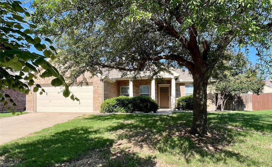No Rear Neighbors + Direct Greenbelt Access - A Rare find! This is a well maintained 4-bedroom, 2-bath home blends comfort, style, and location in one compelling package. *Spacious kitchen with stainless appliances, solid-surface countertops, and oversized pantry wall
*Backyard is large enough for a pool and already has a pergola
*Private access to walking trail
*King sized primary suite with spacious bedroom and bath with double sinks, soaking tub, separate shower, and walk-in closet
*Split-bedroom layout for added privacy
*Functional drop zone near laundry and garage
*Sprinkler system and gutters
*Convenient to shopping, schools, commuter routes, plus neighborhood pools and parks
*A hard-to-find combination of privacy, comfort, and location!