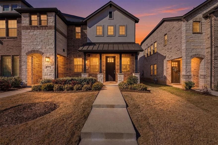 SELLER IS MOTIVATED TO SELL—Welcome to 6317 Baritone Court in Sachse, Texas—a meticulously maintained 2-story Yellowstone townhome offering 2 bedrooms and 2.5 baths, designed for comfort, convenience, and real-life functionality.

Perfectly suited for first-time home buyers, couples, singles, or roommates, this home offers the kind of flexibility and affordability that's hard to find—without sacrificing comfort or style.

With over 1,500 square feet of thoughtfully designed space, this move-in ready home makes everyday living feel easier. Tucked privately away from the main living area, the owner's suite serves as your personal retreat—complete with a spacious walk-in closet and a sleek walk-in shower to simplify your daily routine.

The main living area is bright, open, and inviting. Natural light fills the living, kitchen, and dining spaces, creating the perfect setting for everything from quiet evenings at home to gathering with friends and family. Even better—this home includes a refrigerator plus a stackable full-size washer and dryer, so you can settle in comfortably from day one without the extra expense.
Downstairs, a second bedroom with a full bath offers incredible flexibility—ideal for a child, guests, or even a roommate to help offset costs. A dedicated tech space provides the perfect spot for working from home, managing schedules, or keeping life organized.

Direct access to your two-car garage adds an extra layer of convenience—especially for busy days when every minute counts.
Located in Garland ISD, this home benefits from a strong district rating of 84-100, with standout performance including a 96% CCMR College, Career, and Military Readiness, offering confidence in long-term educational value.