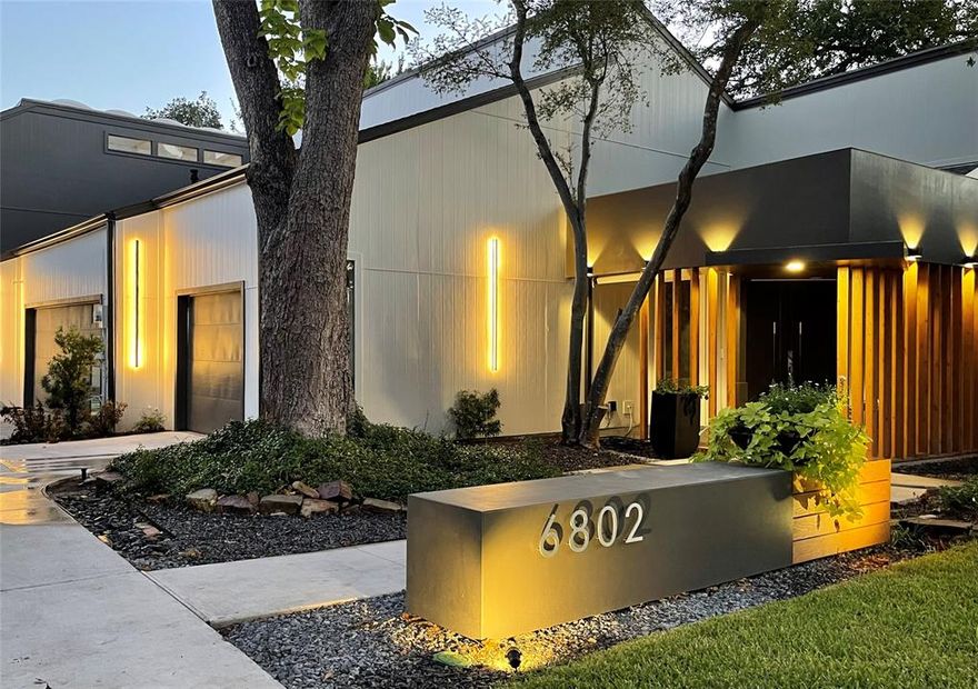 MODERN masterpiece! A ONE-OF-A-KIND comes with beauty and lifestyle, Dallas address boasting panoramic views from its endless floor to ceiling windows. Resort like outdoor living areas with custom kitchen, oversized pool, koi pond, large mature trees with private wall covered with bamboos and still plenty of space for large family gathering and entertaining. Brilliantly designed kitchen offers custom cabinetry, luxury appliances, built in refrigerator and wine cooler with quartz island. OPEN and spacious floor plan features 3 CAR-garage, 5 bedrooms, 5.5 baths, 4 large living areas and an exercise area. A MUST-see owners suite! Do not forget the MEZZANINE overlooking the living areas with an En-suite bedroom and bath. Home is within walking distance to White Rock Trail, close to shopping centers and restaurants. Fully furnished available with an additional $4,000 per month.