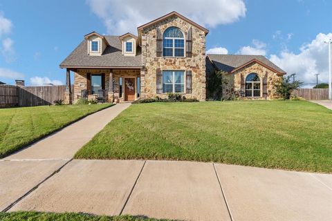 A home in Cleburne