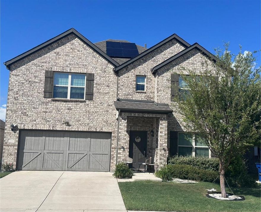 Beautiful two-story single-family home located in the desirable Sutton Fields  community in Celina. This spacious residence offers 4 bedroom , office  2 full bathrooms and 2 half bathrooms, a functional open layout, and abundant living space across two levels. The home features central heating and air conditioning for year-round comfort and includes a cozy fireplace ideal for relaxing evenings.

Built on a slab foundation with an attractive brick veneer exterior and hip roof, the property showcases durable construction and timeless curb appeal. The home offers an attached garage with approximately 429 sq ft of parking space, providing convenience and secure storage.

Sitting on a 6,057 sq ft lot, the property includes a total living area of approximately 2,959 sq ft, making it ideal for families or professionals seeking space and comfort. Located within Denton County and the growing city of Celina, this home offers a quiet neighborhood feel with easy access to nearby amenities, schools, and major roadways.

A well-maintained, move-in-ready home in a sought-after community—perfect for tenants looking for space, comfort, and modern suburban living.

Solar Installed, Bright Airy Layout with Large windows and natural light , spacious front and back yard