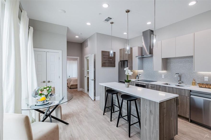 Welcome to 111 Merritt Street in Fort Worth! Located in the heart of the River District and perfectly positioned just minutes from downtown, the Cultural District, and the Stockyards, this 1 bedroom, 1 bath property offers unbeatable access to some of the city’s best dining, entertainment and easy access to the Trinity Trials. Zoned MU-1, each unit is thoughtfully designed for efficient, comfortable living—ideal for individuals searching for a “lock-and-leave” lifestyle with minimal upkeep or for investors seeking a prime opportunity to own income-producing property in a high-demand area. The location and layout make these units excellent candidates for long-term leasing or short-term rental strategies, including Airbnb and VRBO. Whether you’re looking for a personal residence or a smart addition to your portfolio, these condos offer flexibility, location, and strong rental potential in the heart of Fort Worth.