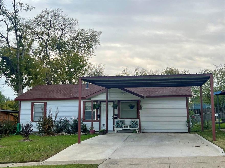 It is a perfect starter home for the ideal family.  This home has been remodeled and has the following updates: New air conditioner 2021 Driveway 2021, Carport  Back porch,  Shed, and new paint inside and outside.