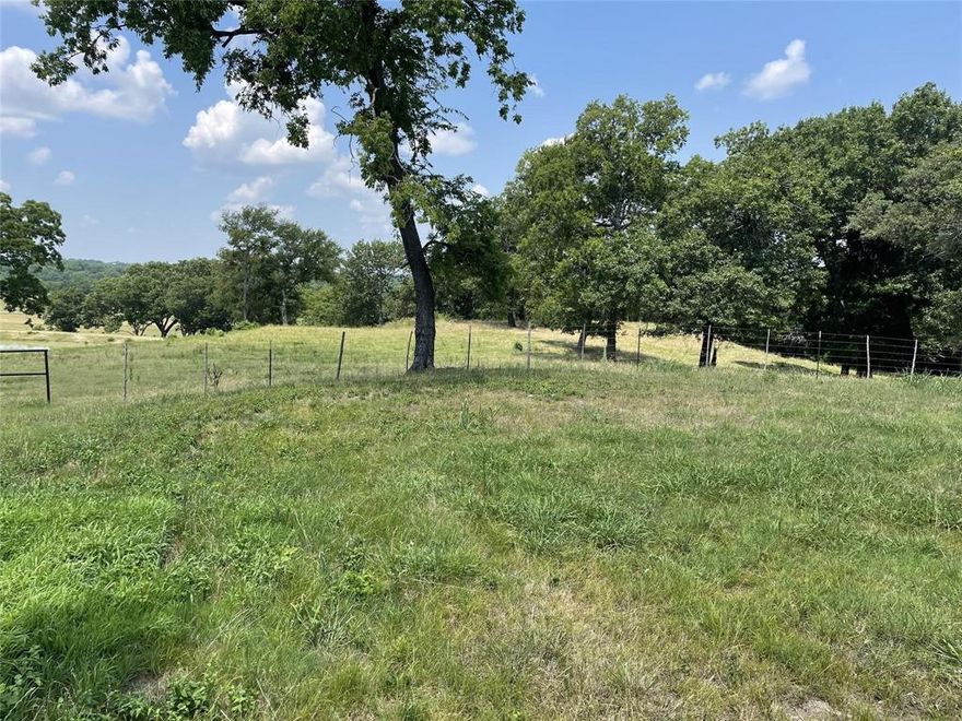 Great place to build your home over looking the land and 3 ponds. Fencing is excellent condition. Water meter included. The tract also has 1800 feet of frontage on CR 4650.