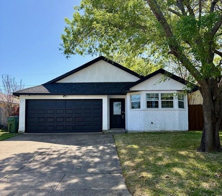 Welcome to this remodeled home with three bedrooms and two bathrooms. This property boasts an open concept floorplan with an electric fireplace nestled in the living area with new windows that welcome an abundance of natural light. The kitchen features quartz countertops and white cabinetry. Both bathrooms offer newer installed vanities and showers. Also included is a newer roof with an upgraded HVAC system and ductwork. Come by and see for yourself!