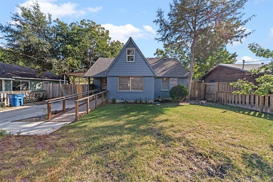 PRICE IMPROVEMENT!! Be the first to enjoy this beautifully updated 3 bedroom (1 up-2 down), 2 bath home with 2 living areas (1 upstairs-1 downstairs), offering plenty of space for relaxation or entertaining. The modern kitchen features new appliances: refrigerator, range, microwave, dishwasher, garbage disposal. Granite countertops, new cabinets, & new flooring throughout the home.

Both bathrooms boast new tile, toilets, & sinks, & the home is equipped with a new HVAC system, water heater, roof, doors, & fresh paint inside & out. Also included are a stackable washer & dryer, making laundry a breeze!

Outside, enjoy the convenience of a detached single-car garage with an additional storage or workshop space, an attached carport, & a sprinkler system in the front yard.

This prime location offers quick access to Westmoreland DART Station, Kiest Park, Mountain View College, Mountain View Lake, as well as nearby grocery stores, banks, & restaurants.

Don't miss this opportunity—schedule a tour today! OPEN to 6mth-16mth lease