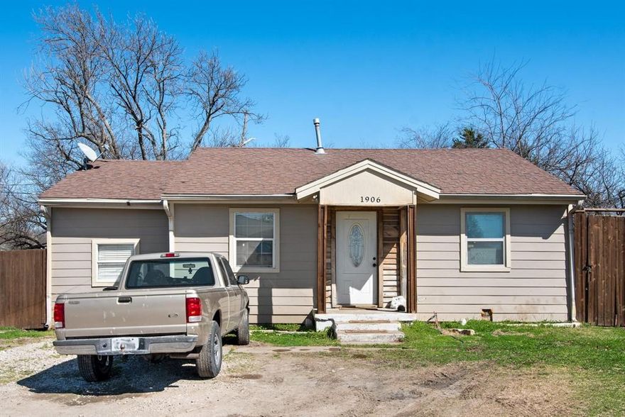 Fantastic investment opportunity or fixer-upper with endless potential! This 3-bedroom, 2-bathroom home is ideal for investors, flippers, or buyers looking to customize their own space. The property features a BONUS ROOM with a garage conversion, offering a separate living unit—perfect for extended family, rental income, or added flexibility.

Located in a prime central location within Mesquite ISD, just minutes from schools, restaurants, parks, shopping, community college, and with easy access to I-635, Loop 12, Hwy 80, and I-30. This property is truly a hidden gem with strong upside.

Enjoy a spacious backyard, ideal for outdoor activities or future enhancements. Property is currently tenant-occupied and will not be shown until under contract. Buyers should be mindful when selecting option period length, and a leaseback will most likely be required.

Sold AS-IS. Extremely motivated seller.
Don’t miss this opportunity to transform this property into a profitable investment or your next project.