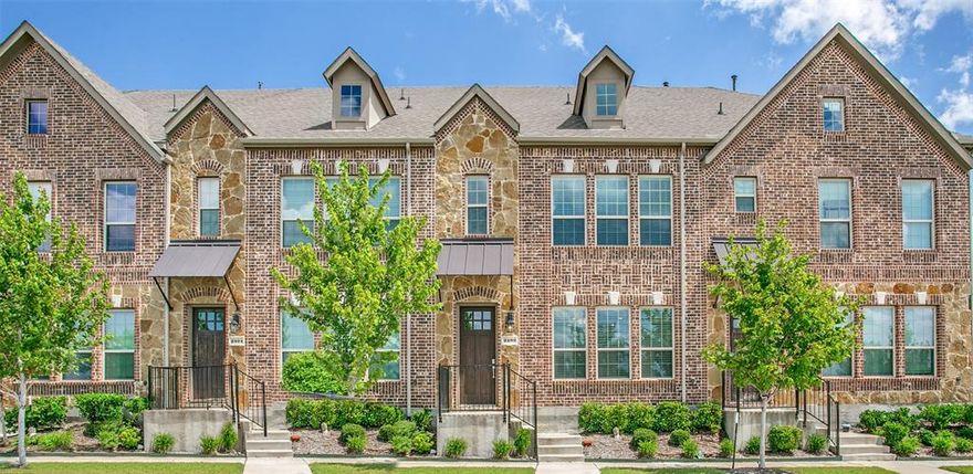 Discover the perfect blend of comfort and convenience in this light and bright, low-maintenance townhome. Boasting 3 bedrooms and 3.5 baths, this well-appointed residence includes a 2-car garage and a prime location near numerous shopping destinations, DFW and Love Field Airports, a variety of schools, and an abundance of restaurants. Step inside and be greeted by an open and inviting first floor, showcasing a spacious living and dining area seamlessly flowing into a Chef's kitchen, and a half bath is located on the first floor as well. This culinary haven features a gas range, elegant granite countertops, and an oversized island with a breakfast bar that overlooks the living room, making it ideal for entertaining friends and family. Upstairs, the second floor offers an oversized primary bedroom complete with a beautiful en-suite bathroom, featuring dual sinks, a separate shower and tub, and a generously sized walk-in closet. An additional spacious bedroom with its own en-suite full bathroom and large closet is also located on this level, alongside the conveniently situated laundry room. Ascend to the third floor to find a versatile 3rd bedroom with a full en-suite bathroom, a walk-in closet, and a relaxing large, covered balcony great for entertaining friends & family! This entire third floor can easily transform into a private guest suite, a dedicated home gym, or a productive home office, offering endless possibilities. Enjoy the best of city living with minimal upkeep, allowing you to spend more time on what matters most.
     !!Motivated Seller!!