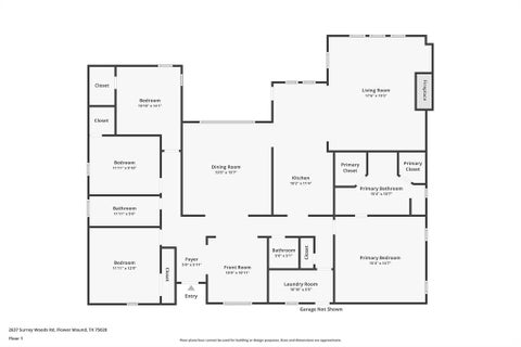 Tiny photo for 2637 Surrey Woods Road, Flower Mound, TX 75028 (MLS # 21396529)
