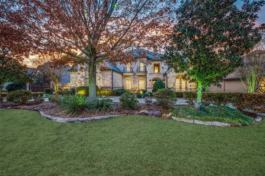 A true architectural masterpiece, this home offers privacy, elegance, and a touch of intrigue. Nestled on a serene half-acre wooded creek lot near 400 acre Breckinridge Park, this stunning estate blends timeless craftsmanship with modern luxury. A grand foyer welcomes you with soaring ceilings, rich wood plank floors, and a sweeping staircase. Designed for both grand entertaining and intimate gatherings, the expansive living area features a gas fireplace, custom built-ins, and wood ceiling beams, flowing effortlessly into the outdoor loggia.  The gourmet kitchen is a chef’s dream, boasting top-tier stainless steel appliances, double ovens, a six-burner gas cooktop, a warming drawer, a planning desk, and an oversized island with storage. The Primary Suite is a private retreat with direct pool access, a spa-inspired ensuite with a Bain Ultra waterjet tub, and an expansive walk-in closet. A secluded guest suite and a versatile game room (or 6th bedroom) with a full bath complete the main level.  Upstairs, three spacious bedrooms each feature unique loft spaces, while a distinguished office with a coffered ceiling, custom cabinetry, a private patio, and a half bath provides an ideal work-from-home space. Additional highlights include a craft room and homework nook. A true standout, the Media Room exudes character with Old Chicago Brick walls, a fireplace, a wet bar, a projector & screen, and a hidden passageway for added intrigue. Step outside into a resort-style backyard, where a sparkling pool, outdoor grill station, and a beautifully lit forested creek create a tranquil escape. The covered loggia is designed for year-round enjoyment with motorized screens, a fireplace, and a wet bar. A gated motor court, oversized two-car garage, and separate single-car garage provide ultimate convenience. Built with exceptional craftsmanship, the home features slab-and-pier construction, Pella windows, foam insulation, solid-core doors, crown molding & exquisite millwork throughout.