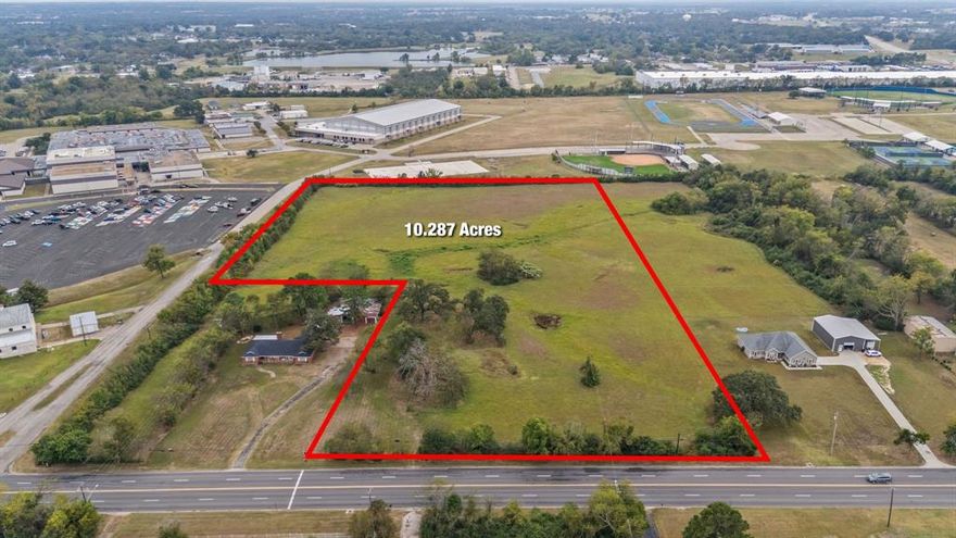 10.287 acres conveniently located next to Sulphur Springs High School and Football Field. This property would make a great location for that new development or just a buy and hold for later investment.  Can be purchased together with house and 1.7 acres  refer to MLS# 21100773
