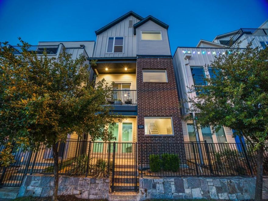 Stunning Gated Single family on Swiss Ave. This Beautiful property has 3 bedrooms with 3 ensuite bathrooms and a Powder Bath. The entrance is through your private gated courtyard. The first floor has beautiful polished concrete floors. Custom Mudroom Cabinets are featured next to the garage. The first floor Bedroom-Study with an ensuite bathroom and walkin closet. Great views of the courtyard and downtown from the windows. The spectacular second floor has 11' ceilings and a Great Open Floorplan with a covered balcony off the spacious Living room with Downtown Dallas Views. Beautiful Hardwoods as well.  The gourmet kitchen has quartz countertops and all Kitchen Aid Appliances with a Convection Oven and a five burner Gas cooktop. Great cabinetry throughout with a Butler's Pantry serving the Dining Room. Additional serving counter as well. Pantry and Powderbath. The third floor has a Sensational Primary Bedroom with 11' ceilings sitting area and two walkin closets. The Primary Bathroom has separate vanities and a Grand shower with two showerheads. The third bedroom has great downtown views as well. has a ensuite bathroom with a great walkin closet. The conveniently located Laundry Hall Closet has a LG Washer and Dryer and a custom Cabinet. Many more designer finishes and amenities throughout the property.