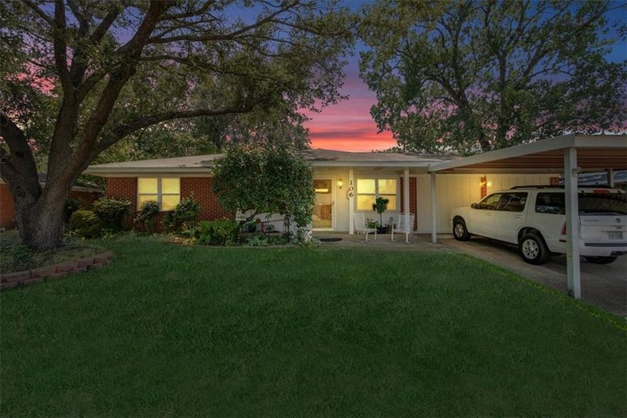 Check out this adorable 3 bedroom, 1 1/2 bath home!  This home is charming, affordable and conveniently located only minutes into the heart of Waco, Baylor, TSTC and Connally ISD.  The home has a cozy den and a formal living area, which provides amazing protentional for expanding the kitchen/dining area.  The laundry room has additional storage off the den.  The large mature trees in the front and back yards are gorgeous.  The back yard is so inviting with shade, beautiful plants and a covered patio - ready for you to grill and relax in the evenings.  An added bonus is the storage shed located in the back yard.  Come check out this precious property!