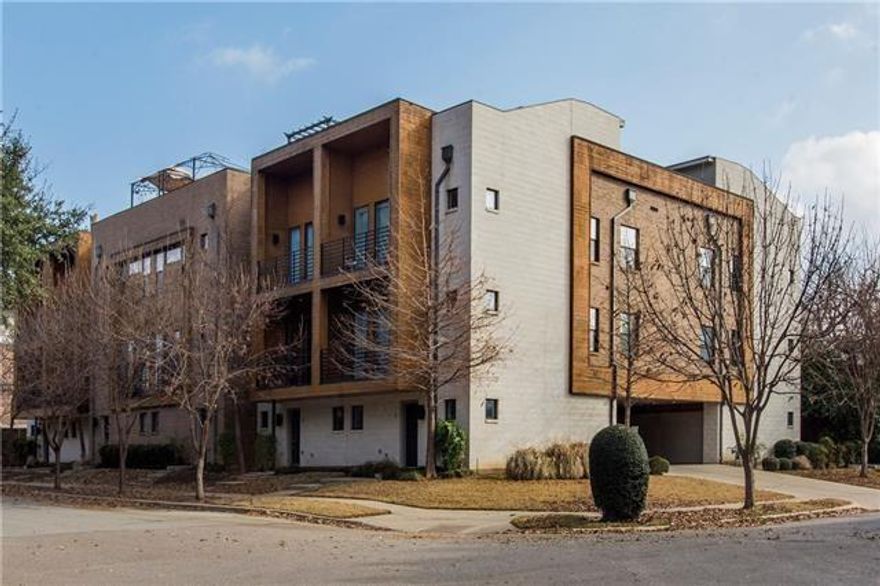 Welcome home to this amazing open concept condo with 2 spacious bedrooms, 3 bathrooms, Gas Cooking and an amazing rooftop deck and view of downtown Dallas, from right in the heart of Oak Lawn.  This modern 2008 constructed unit has gorgeous countertops, and stunning hardwood floors.  Please pardon the temporary status. Tenants are vacating before the end of March, and the unit will be professionally cleaned.  Please be persistent with showings as we may ask to adjust the time as movers will likely be in and out.  NEW Photographs will be uploaded when the condo is vacant.