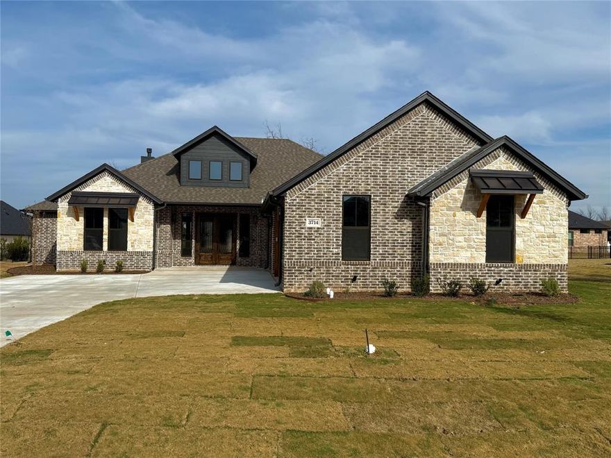 Welcome to 3714 Tremont Ln, Granbury, TX 76049; an open-concept home with hand scraped red oak floors, custom cabinets, and a chef-ready kitchen featuring a farm sink, gas range, microwave, and generous workspace. Alder front doors set the tone, leading to a bright living area with a cozy gas fireplace. Energy-minded upgrades include spray-foam insulation and a tankless gas water heater. The split bedroom layout provides a private primary suite, and the oversized 3-car garage offers plenty of storage. Enjoy life inside the Pecan Plantation community—close to amenities, golf, and river access. Move-in ready new construction with quality finishes throughout.

Final Photos Pending.