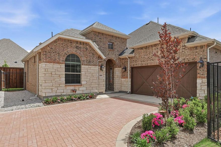 Welcome to 4831 Forest Crest Parkway in Viridian – Elements, a premier 55+ lakeside community in Arlington. This like-new,1 year old home offers a rare 3-bedroom, 2-bath floor plan—hard to find in this community where most homes of this size feature only two bedrooms. Ideal for guests, hobbies, or a home office, this added space makes all the difference. Step inside to an inviting open-concept layout filled with natural light. The living, dining, and kitchen areas flow seamlessly together and are anchored by a beautiful fireplace that creates a warm, welcoming focal point from the moment you enter. Large windows and a thoughtfully designed layout make this home feel bright, spacious, and comfortable. This home is also pre-owned certified, meaning it has undergone a thorough inspection, all necessary repairs have been completed, and it is truly move-in ready. The owners have taken exceptional care to present a beautifully maintained home you can enjoy with confidence from day one. Enjoy beautiful curb appeal with welcoming landscaping—plus the convenience of HOA-maintained front yards. You can personalize with flowers while the HOA handles the rest, making for easy, low-maintenance living. Located within walking distance to the award-winning Magnolia Center, residents enjoy resort-style amenities including pickleball, bocce ball, putting green, pool, dog park, and miles of scenic walking trails—truly lakeside living at its best in this Audubon-certified community. With its rare layout, modern design, and unbeatable location within Viridian – Elements, this home is perfect for those looking to downsize without sacrificing space or style. Low-maintenance, move-in ready, and ideally located—this one is a must-see.