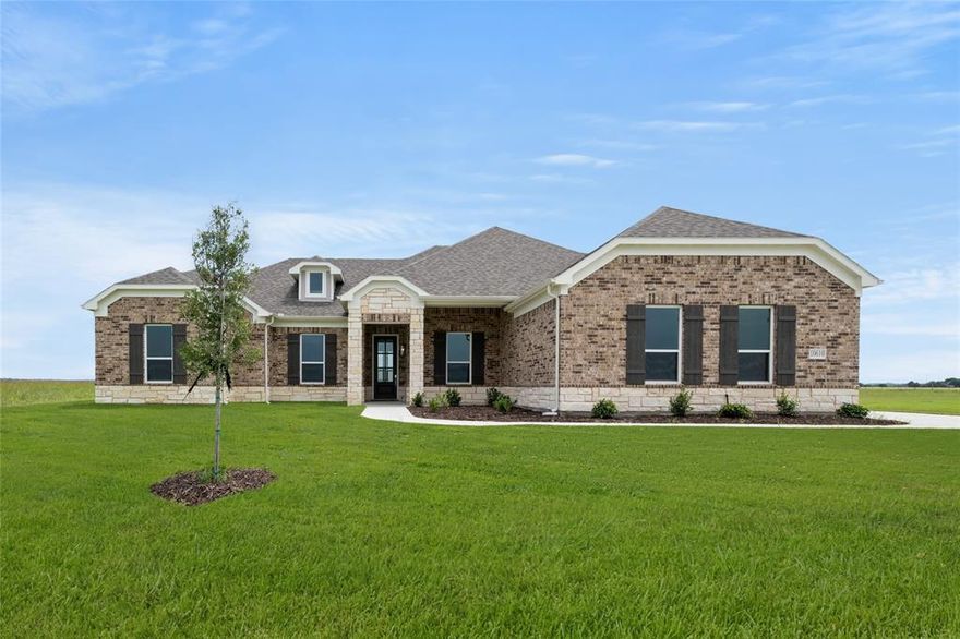 MLS# 20800122 - Built by Dunhill Homes - Ready Now! ~ The Vista Plan offers 2,404 sqft of thoughtfully designed space, featuring 4 bedrooms, 2.5 baths, 2 living areas, and a dedicated study for work or creative pursuits. The expansive great room, with its cozy fireplace, flows seamlessly into a gourmet kitchen with waterfall countertops, built-in Samsung appliances, and a walk-in pantry—the true heart of the home. A luxurious primary suite with a massive walk-in closet connected to the laundry room, oversized shower, and separate tub, along with a versatile second living area, make this home perfect for relaxation, entertainment, and modern living.