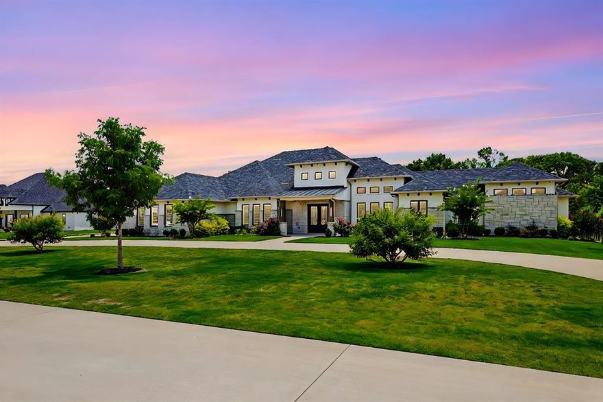 Luxury meets serenity. ONLY 1.46% TAX RATE!!!!!! Located in the highly sought Hidden Creeks Pointe, this custom Dave R Williams home sits on over 1.5 acres,backing to miles of woodlands.Heated pool+spa.Private Gated Community w only 17 homes.Open floorplan w vaulted ceilings,wood beams.Main living room wall opens entirely to the outdoor living areas.Main patio w remote screens to enclose.Main kitchen features high end finishes,flush mount cabinetry+ commercial appliances.Hidden pocket door opens to additional full prep kitchen-complete w ss appliances and upgraded ventilation Solid hardwood flooring and plantation shutters throughout.Primary suite separated from secondary bedrooms w private outdoor access,custom closets w built ins and safe storage.Executive office w coffered ceilings,outside access and private patio.Oversized secondary bedrooms all w en suite baths,custom auto lit walk in closets.Home generator,upgraded propane tank .Air+water purification system.4 car garage w AC.