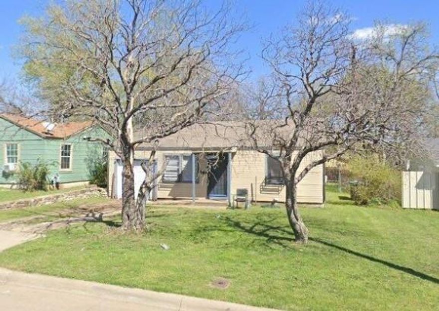 Attention Investors! Tenant Occupied on Month to Month Lease.  No showings without an appointment, call listing agent. Do not disturb the tenant. Whether you’re searching for your next rehab project or prefer a property with a tenant currently in place, this home checks the boxes. Don’t miss this opportunity to add an affordable priced, strong-performing property to your rental portfolio. This property offers immediate rental income and hassle-free ownership from day one. Offered at an excellent price in a rapidly developing neighborhood. This 2-bedroom, 1-bathroom home is located in the sought-after Morningside Park area of Fort Worth—just minutes from I-35, Downtown Fort Worth, and the Medical District. The area is experiencing significant revitalization with renovations and value-added improvements driving appreciation. Highlights include spacious bedrooms, a large backyard perfect for entertaining or future expansions or upgrades, and a strong location with long-term growth potential. With some TLC, this property can be transformed into a true gem. Don’t miss your chance to invest in one of Fort Worth’s fastest-growing areas. Schedule a showing today to explore its full potential! Property is Sold As-Is. All information is deemed reliable but not garanteed. Buyer to verify all information. Agents please leave a business card.