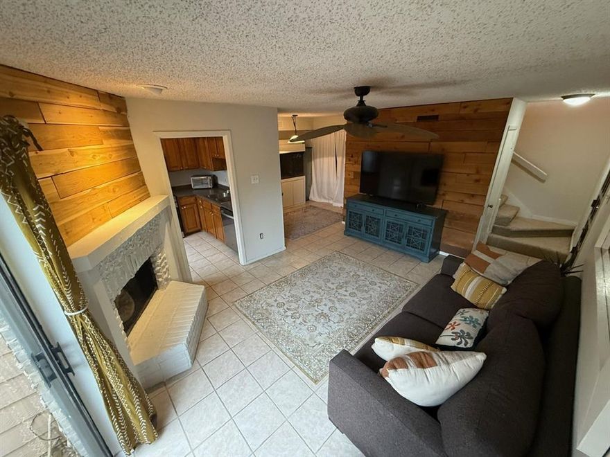 Great condo in gated Preston oaks crossing with excellent floor plan. New berber carpet and stainless steel appliances.  Primary bedroom is up with walk in closet and updated ensuite bathroom that is sure to impress.  The loft upstairs can be converted into a second bedroom.  House is priced to sell and is ready for somone to put their personal touch on it.  Kitchen and living room open up to a serene backyard patio.  Hard to find corner condo that is just steps away from one of two community pools that is currently being renovated.  Come see today!