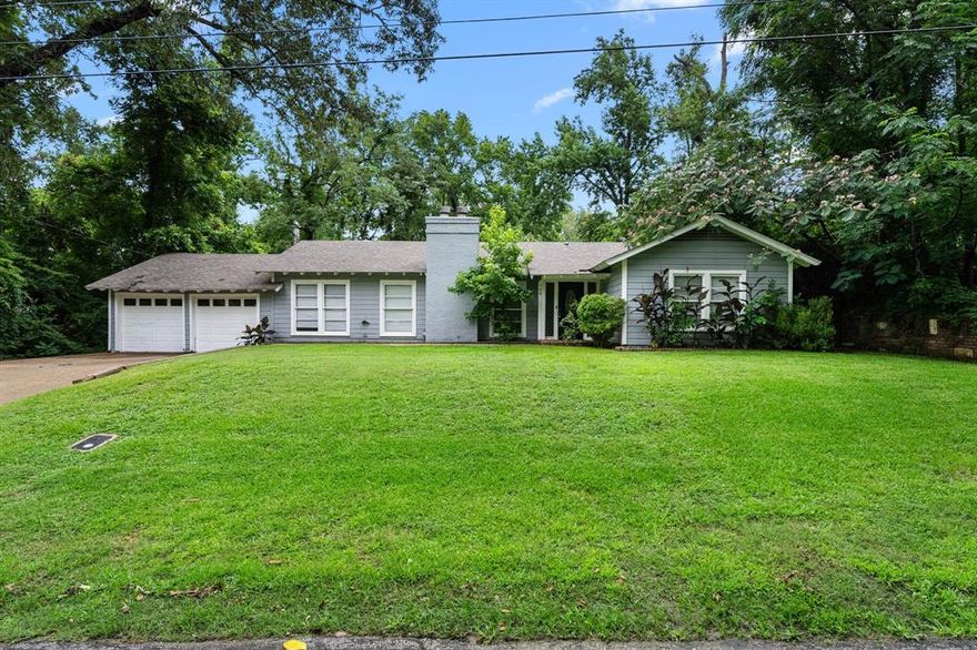 Discover the potential in this spacious 3-bedroom, 2-bath home nestled in a great neighborhood in Tyler! With 1,924 square feet, this home offers a bright and inviting layout with plenty of natural light throughout. The living room features a cozy fireplace, and the kitchen offers abundant cabinet space for all your storage needs. Just off the kitchen, the den includes built-in shelves and could easily serve as a casual dining space or additional living area. A formal dining room at the front of the home offers flexibility as an area to entertain, a home office or playroom. Outside, enjoy a large yard with endless possibilities. Situated just 5 minutes away from the hospitals, Bergfeld park and Tyler's best shopping and dining options, this home is perfect for those looking for convenience in a quiet neighborhood! A little bit of TLC will go a long way in making this home truly shine—come see the opportunity for yourself! Schedule your showing today.