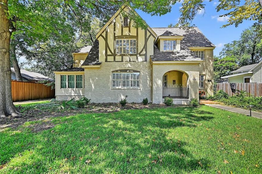 Stunning Historic Home in the Heart of Gainesville’s Beloved Historic District! Step into timeless elegance with this meticulously maintained Tudor-style home nestled in the heart of Gainesville’s Historic District. Built in 1924, this spacious 4-bedroom, 4.5-bathroom home blends classic charm with modern comfort, offering a rare opportunity to own a piece of architectural history. Additional bedroom and full bath located adjacent to pool. Original hardwood floors, hardware, and vintage detailing speak to the home’s character, while an updated kitchen with premium appliances provides everyday convenience. The inviting living room features a cozy gas fireplace, perfect for relaxing evenings, and the light-filled sunroom doubles as a game room, ideal for entertaining or unwinding. The formal dining room sets the stage for elegant gatherings, while the generously sized bedrooms offer comfort and privacy for the whole family. Step outside to your private backyard oasis featuring a sparkling pool, separate guest house with its own bathroom, and a detached oversized 2-car garage. Whether hosting guests or enjoying peaceful afternoons poolside, this home offers a lifestyle of both luxury and charm. Don’t miss this rare opportunity to own a historic gem in one of Gainesville’s most desirable neighborhoods—where character, space, and modern updates come together beautifully.