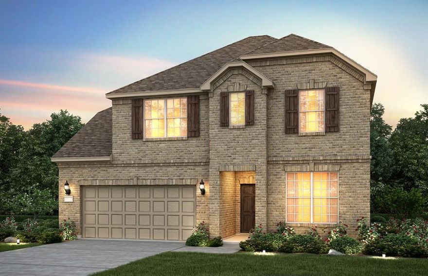NEW CONSTRUCTION: Welcome to Highland Lakes in McKinney! Discover the exquisite two-story Lexington plan - available October - November 2025 for move-in. This stunning 4-bedroom, 2-bathroom home features ample closet and storage space, a spacious game room, and a convenient secondary bedroom on the first level. The community boasts a refreshing pool and a lush park, perfect for relaxation and recreation. With 3,281 sq. ft. of open concept living space, this home is ideal for a growing family or entertaining guests. Experience the perfect blend of comfort and sophistication in this beautiful new home. With no MID or PUD and set in Prosper ISD this home is the perfect fit for you!