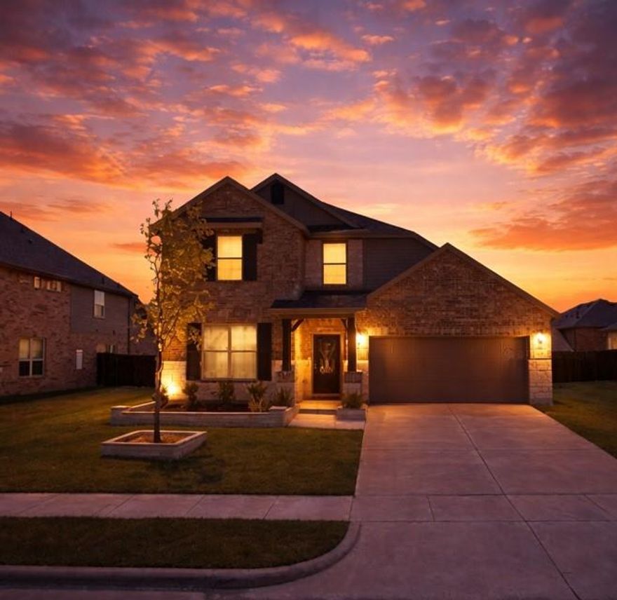 Spacious, Well-Maintained 4-Bedroom Home in Woodcreek with Rockwall ISD Advantage!

Welcome Home! This stunning 2,691 sq ft home featuring 4 bedrooms and 3 bathrooms designed for comfort and modern living. The first floor boasts the master suite and an additional bedroom, each with private bathrooms, perfect for guests or multi-generational living. The dining room with French doors can double as a stylish office or extra bedroom, while the breakfast nook provides a cozy space for meals or morning coffee.

Upstairs, discover two more bedrooms with a shared full bath and a generously sized loft—an ideal space for a game room, media area, or creative lounge. The home is adorned with blackout Roman shades throughout, adding elegance and privacy, and the exterior features beautiful brick and stone for lasting curb appeal.

Located in the highly sought-after Woodcreek community, this home combines functional living with the strong Rockwall ISD, giving your family both comfort and a great school advantage. Don’t miss this opportunity to make it yours!