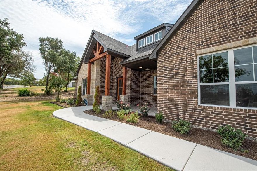 Flexible floorplan. four bed room or a game room?  You choose!  This beautiful Azle ISD home is ready for its new family.  Open concept in the family area with spit floorplan bedrooms.  Custom Cabinets through out!  Beautiful kitchen with a hidden pantry!  Fully fenced back yard ready for your furry friends!  Nothing is needed here but your furniture!