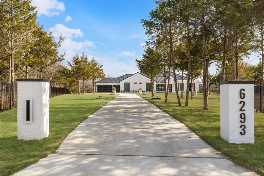 Welcome to your dream home! This stunning 5-bedroom, 5.5-bath residence offers unparalleled luxury and modern convenience, perfectly designed for comfort and entertainment. Each of the five spacious bedrooms features its own en-suite bathroom, ensuring privacy and convenience for family and guests. The heart of the home is the stunning kitchen, boasting a gorgeous waterfall island with quartz countertops and ample storage space with a large walk-in pantry. The two dining areas offer flexibility for formal meals or casual gatherings. Relax and entertain in the bright and airy living room, highlighted by a dramatic floor-to-ceiling granite feature wall, or retreat to the media room and game room for movie nights and fun with friends, each prewired for surround sound. Smart home enthusiasts will appreciate the ADT security system and fiber-optic wiring. Step into the finished 3-car garage, complete with epoxy flooring. Outdoors, the spacious lot offers potential for creating your own oasis, with underground fiber-optic wiring already in place for added flexibility and a sprinkler system in the front yard. Don’t miss the opportunity to make this stunning, new construction, home yours!