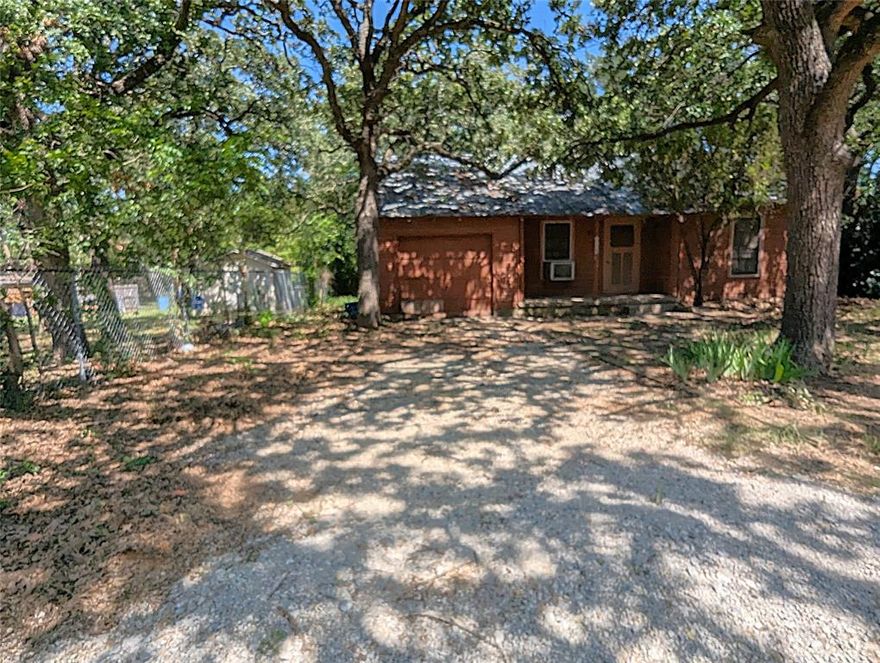 This property offers a fantastic opportunity for those seeking a project to customize and create their dream home!

This charming home exudes curb appeal and offers the perfect blend of location and convenience, especially for those seeking proximity to the University of North Texas (UNT). With its welcoming vibes and prime location, this property is ideal for students, faculty, or anyone looking to embrace the vibrant Denton lifestyle. You'll find yourself just a short distance from the UNT campus, putting you at the heart of academic and cultural activity. The home features 3 bedrooms and 1 bathroom. It features a large backyard, massive shed, covered front porch, mature trees, making it a private sanctuary for outdoor enjoyment and entertaining. Beyond the charm of the home itself, its location is a true highlight. Walk or bike to UNT and explore the lively Fry Street district, full of eateries and entertainment options. Take advantage of Denton's unique cultural scene, from live music venues to the historic Courthouse-on-the-Square. The neighborhood itself boasts a friendly atmosphere, with many enjoying the walkability and dog-friendly spaces, according to Nextdoor. The Denton Community Market, located just off the Square, is within walking distance of campus and offers fresh produce, live music, and local art, notes the University of North Texas.