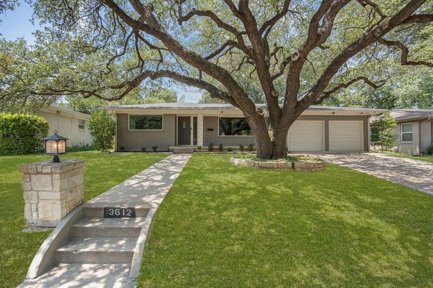 Renovated brick home on a spacious lot near TCU. Features a freshly painted interior, new carpet in all bedrooms, updated electrical, two fireplaces, and picturesque windows with serene street views. Major updates between 2016–2018 include new windows, roof, kitchen with granite countertops, appliances, doors, sprinkler system, HVAC, water heater, and security lighting.

Perfect for TCU students or families, with easy access to nearby conveniences. The peaceful, fully fenced backyard with gazebo is ideal for relaxing or entertaining. Desirable open floor plan, low-maintenance, and truly move-in ready. Washer and dryer included.