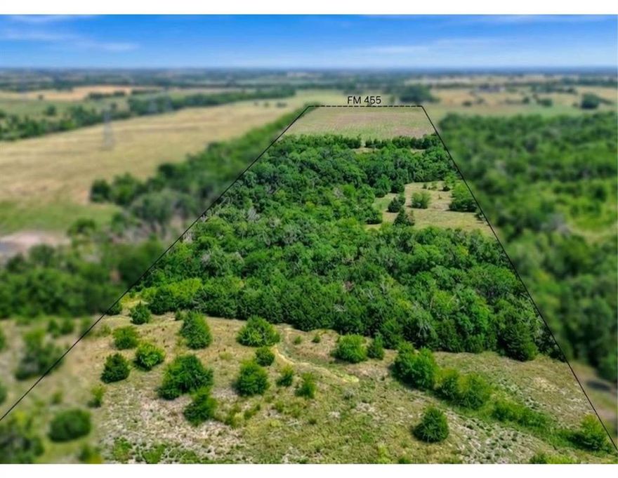 Prime 52-acre tract just off FM 455 in the rapidly expanding Celina and Weston corridor, offering exceptional potential for developers and investors seeking acreage in one of North Texas’ most active growth markets. This property features wide open buildable areas, and strong road access, creating an ideal canvas for residential development, estate-lot communities, or long-term land banking. Surrounded by ongoing residential expansion from Celina and McKinney, the site benefits from increasing demand, proximity to major transportation routes, and the continued northward push of infrastructure and utilities. With ample usable land, agricultural tax advantages, and strategic positioning in a high-appreciation area, this tract presents a rare opportunity to secure significant acreage with both immediate and future development upside.