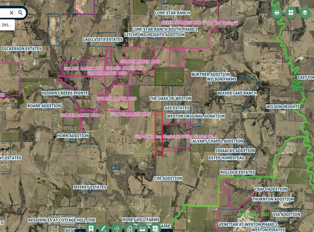Aj Culwell Surv Abs #210 - Land