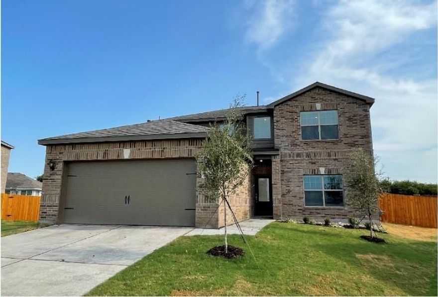 An excellent corner house with large backyard. This two-story, four-bedroom, two-and-a-half bath home is simply stunning. The chef-ready kitchen includes energy-efficient appliances, granite countertops, oversized wood cabinetry and a large pantry. In addition to the spacious family room, dining room and kitchen downstairs, this home features a master suite on the main floor. The master suite showcases a stunning en-suite bathroom with a dual-sink vanity, large soaker tub, enclosed shower and a huge walk-in closet. In addition, this home comes with designer-selected upgrades included at no extra cost such as luxury vinyl-plank flooring, a Wi-Fi-enabled garage door opener, programmable thermostat and more.