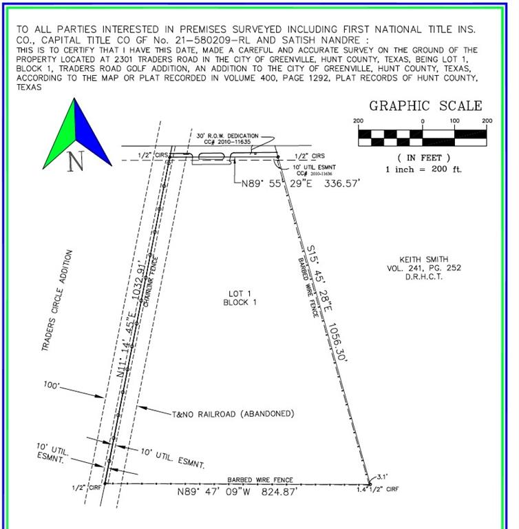 Traders Road Golf Add - Land