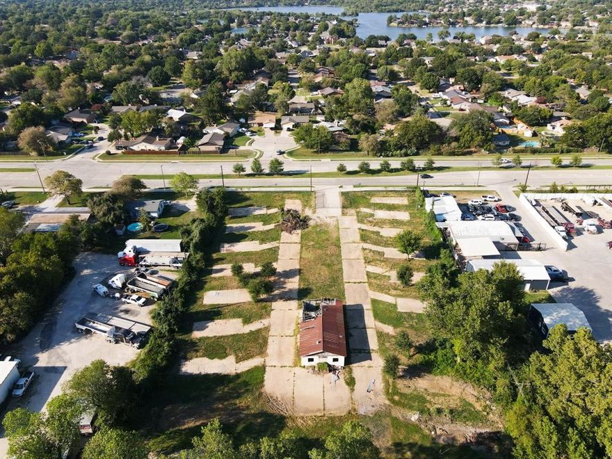 Located in the Opportunity Zone. Currently vacant land but zoned residential. Previously was an RV park, then a landscape business. Lots of potential. Old building has no value.