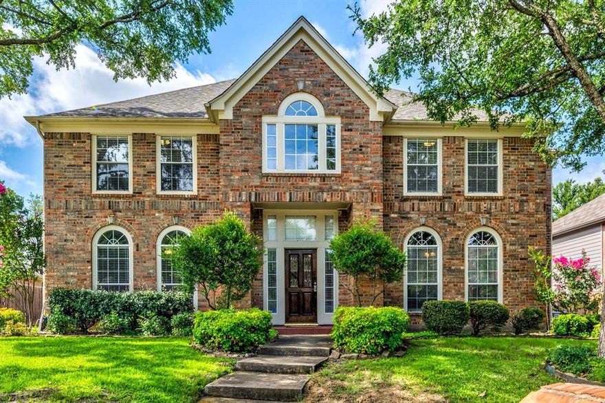 Welcome to this ideal home in North Richland Hills zoned to exemplary Keller ISD!  This is a beautifully updated 4-bedroom, 2.5-bath home is freshly painted to provide a soft neutral atmosphere in every room. Storage spaces abound! There are walk-in closets in each bedroom, an additional walk-in closet is found in the upstairs hallway and downstairs there is a large walk-in pantry. The kitchen has recent updates including granite on countertops and the island. It comes complete with stainless appliances such as refrigerator, dishwasher, microwave, double ovens and a warming drawer. Washer and dryer are also included for your convenience. All rooms are excellent sizes and provide amble entertainment spaces for large gatherings. Enjoy ample parking behind a secure gated driveway and take advantage of the storage shed for extra space. Located in a vibrant residential area with multiple retail, restaurant and entertainment opportunities plus great commuting with major highways and DFW Airport conveniently located nearby. Situated on a quiet cul-de-sac, this home combines comfort, style, and practicality—ready for you to move in and enjoy!