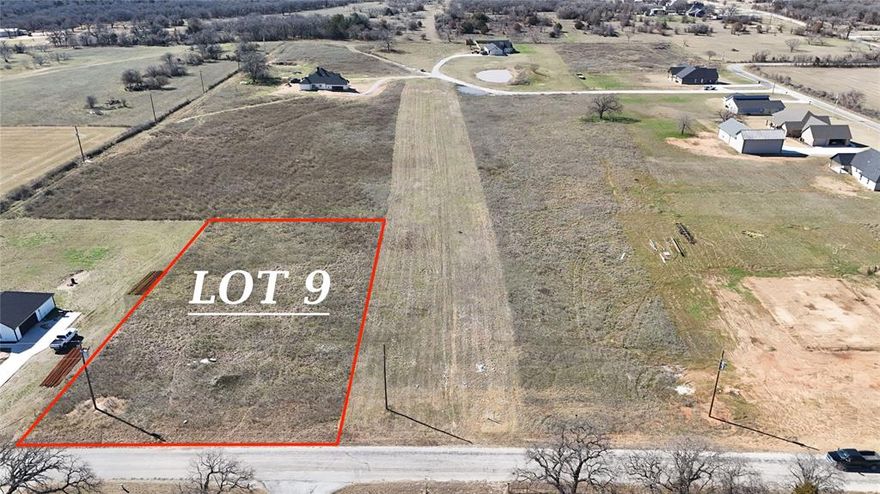Your new home is ready to be placed on this beautiful 1 acre lot in Holiday Ranch! Conveniently located in between Bridgeport and Paradise. Quiet country living awaits you! This lot is level, Minimum 1800 square foot of living area and animal restrictions are not to exceed 1.5 per acre. Just 3.5 miles from the heart of Bridgeport, where they have a cute and updated downtown with several restaurants and activities! Easy access to all major highways for commuting back and forth to the Metroplex for work! Call to view today!