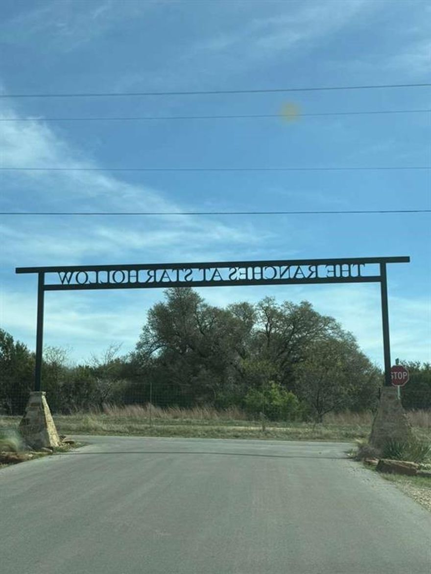 Beautiful homesite with stunning Texas views in The Ranches of Star Hollow, located in the highly sought-after Tolar ISD. This desirable community offers paved roads, underground electricity, and internet access, giving you the perfect blend of modern convenience and peaceful country living. Bring your own builder and create the home you’ve always envisioned.
Ideally situated just 20 minutes from Granbury, Lake Granbury, shopping, dining, and everyday conveniences, this property also offers easy access to Tolar schools in just 10 minutes and Lipan in 10 minutes. Fort Worth is a little over an hour away, and DFW Airport is within approximately 1.5 hours.
Enjoy the tranquility of wide-open spaces, breathtaking views, and the serenity of country life without sacrificing accessibility. Schedule your showing today.