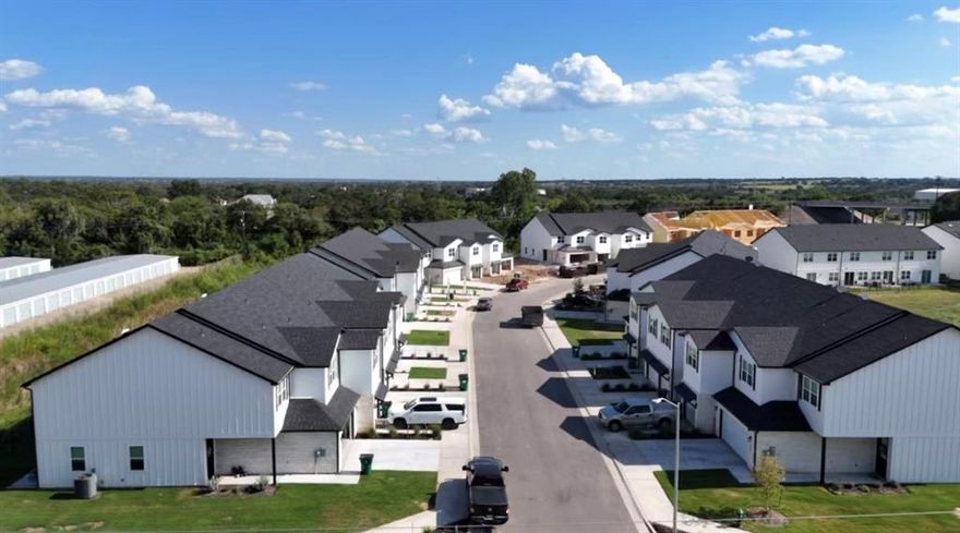 Introducing Tarleton Crossings
Discover Tarleton Crossings beautiful luxury townhomes located a short distance to Tarleton  State University, restaurants and entertainment. Tarleton Crossings offer a maintenance free lifestyle with fully sodded yards shrubbery and sprinkler system all maintained by the HOA. These beautiful townhomes are boasting with 9 ft. ceilings on the first and second floor, beautiful shaker style soft close cabinets with stone counter tops on the first floor with undermounted sink, stainless steel appliances and built in microwave. Decorative light fixtures and canned lighting according to residence plan. Step outside to your own peaceful sitting area on a 10 x 10 concrete patio with decorative fencing 15 feet from the back of the residence. Upgraded packages are available, including furniture and full-size washer and dryer packages. Tarleton Crossings are great for families, students, long and short term rentals.