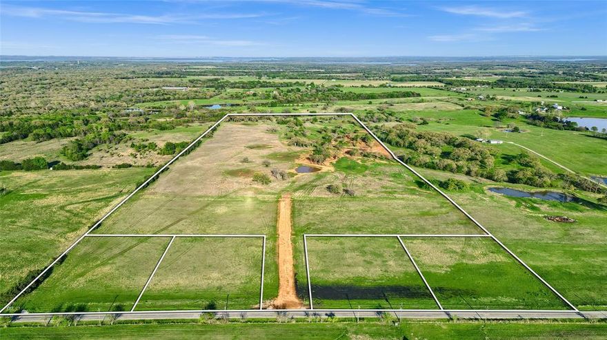 Positioned just minutes from the shores of Lake Texoma, this expansive 1.185-acre homesite offers the perfect balance of peaceful country living and easy access to vibrant nearby destinations. Located near the entrance of the scenic Rock Creek Resort community, this unimproved lot presents an excellent opportunity to build your custom home or weekend getaway in one of North Texas’s most desirable recreational areas. Enjoy the convenience of being a little over an hour from the DFW metroplex, 30 minutes from the rapidly expanding Sherman and Denison markets, and just down the road from exciting new developments like the future Hard Rock Hotel & Resort. The Megastar Casino is only five minutes away and you’re not from from Choctaw or Winstar World Casino, providing entertainment and dining close to home. Situated just off FM 901 and US Hwy 377, this property offers smooth access to nearby towns, Whitesboro ISD schools, shopping, and outdoor adventure. Essential utilities are in place to simplify your build—GCEC electric service is available, and water is provided by Northwest Water at the road. Light restrictions are in place to preserve the character and value of the surrounding area, while still allowing flexibility in your home design. Additional acreage is available for those seeking more space or long-term investment potential. Whether you're drawn to the lake, planning a future homestead, or simply looking for a smart land purchase in a growing region, this beautiful tract is a standout opportunity. We have options to purchase 1.181 acres, 1.185 acres, or 54+ acres.