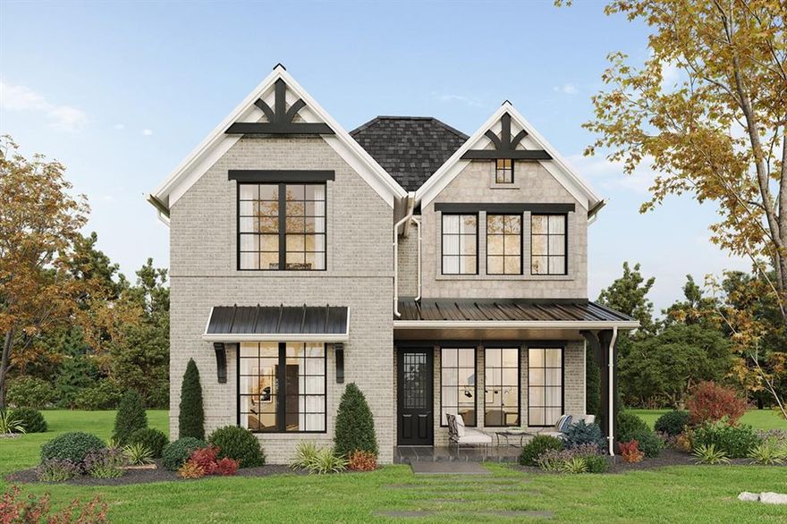 Stunning new Grand Home in the highly sought-after Edgewater community—a master-planned neighborhood offering resort-style amenities including a swimming pool, scenic walking trails, parks, playground, and a spacious outdoor event lawn. With an anticipated FEB 2026 completion, this north-facing home sits in a prime location with tranquil lake views and 2 blocks from the neighborhood pool, making it perfect for families. It’s also within walking or biking distance to a new elementary school, combining convenience with community charm.
A modern mahogany front door opens to a beautiful interior featuring a full oak staircase with elegant iron balusters and a living or dining space that adds architectural charm. The open-concept kitchen is built for entertaining, complete with a butler’s pantry area, granite slab countertops, stainless steel appliances, 5 burner gas cooktop, custom wood vent hood, and Shaker cabinetry with built-in storage for trash and cookware. A large island provides the ideal space for meal prep, entertaining, or casual dining.
The vaulted family room flows to a covered back patio—perfect for weekend entertaining. The main level is enhanced by soaring 8-foot doors throughout for a spacious feel. The luxurious primary suite includes a freestanding soaking tub, glass-enclosed shower with designer tile, and dual vanities with wide faucets.
Upstairs, a versatile game room offers endless possibilities—whether it’s a playroom, creative space, or media retreat. Built by an Energy Star Partner, this home includes energy-efficient upgrades like R-38 insulation and a tankless water heater. With no MUD or PID taxes, this home offers long-term value and true peace of mind.