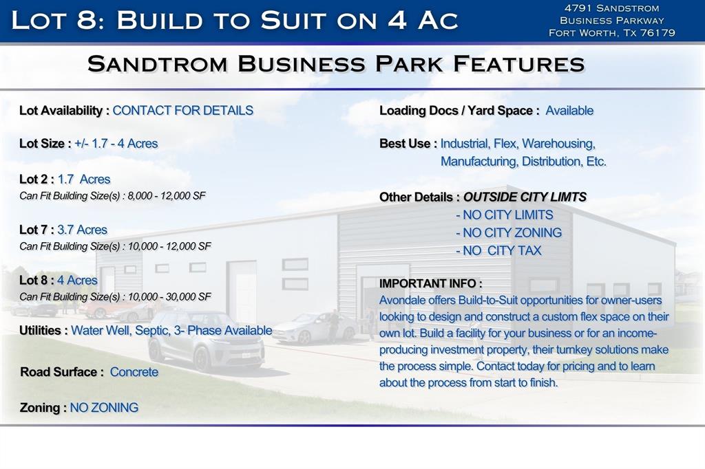 4791 Sandstrom business Parkway