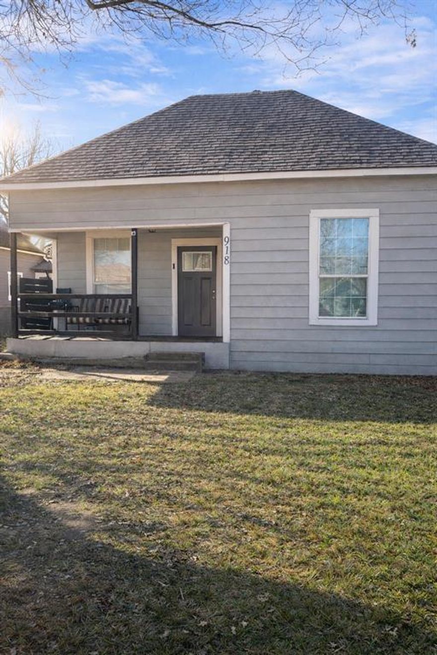 Updated 2 bedroom, 1 bath home offering 816 sq ft with an open concept living and dining layout. The property underwent a full remodel in 2021, including foundation work, roof (2020), electrical, plumbing, drywall, siding, cabinetry, countertops, flooring, mini-split HVAC units, and water heater. 

Since the remodel, the home has experienced some movement and will require additional repairs, including shower tile replacement and select flooring repairs. Extra tile and flooring materials are available on-site. The home retains a very charming aesthetic and solid layout, making it a great opportunity for an investor or buyer looking to add value. 

The property features a large, grassy backyard with a storm cellar, offering added storage and storm protection. Vacant and easy to show. Located in Sherman with convenient access to downtown and a short drive to Lake Texoma. Property sold as-is. Seller is applying a fresh coat of interior paint prior to sale.

Refridgerator works and can stay or be removed.

Survey available.