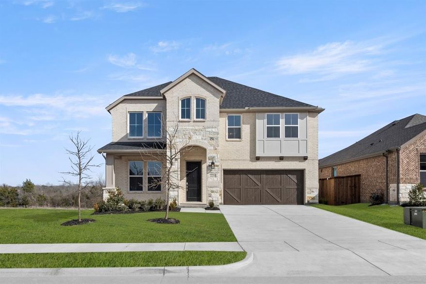 MLS# 21164817 - Built by Tri Pointe Homes - Ready Now! ~ The Ivy offers 4 bedrooms, 2.5 baths, and a 2-car garage across 2,565 sq. ft. Enjoy a luxury kitchen for cooking and gathering, a primary bath with a relaxing tub, and open stair rails on both floors for added style. You'll also find 8' interior doors on the first floor and an exterior gas stub at the patio for easy outdoor entertaining. What you'll love about this plan: Open-Concept Floor Plan Home Smart Features Tall Ceilings Gameroom Primary Suite Upstairs