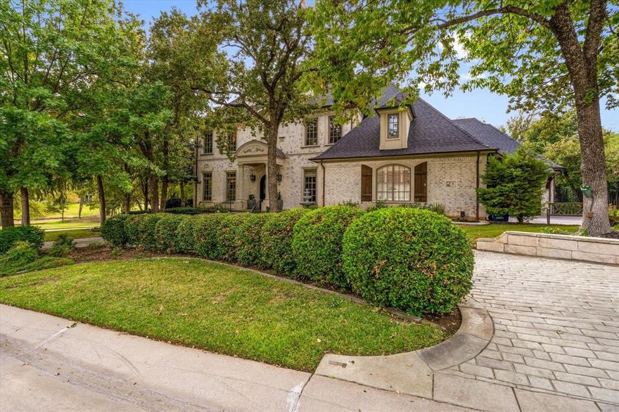 Just beyond the gate guarded entrance and adjacent to the pond and trails sits Hogans Glen most talked about estate, 1 HAYES CT! Reminiscent of cobble stone is the welcoming circular drive leading to the front door crafted from wood from a French castle.The entry will impress with its detailed iron circular staircase and slate floors reclaimed from an old coffee ship. The elegant formal dining room is flooded with natural light from the wood windows that open with crank mechanics. The well appointed gourmet kitchen has EVERYTHING you would dream of when hosting that perfect dinner party. Dual sinks, high end appliances, pot filler, warming drawers, wine cellar and even hand painted ceilings. The secluded primary suite features patio access, huge walk in shower, dual vanities, whirlpool tub and his and her elaborate custom closets. Upstairs is an entertainers paradise w a sprawling game room, stadium media rm and balcony overlooking the pool. This home is so impressive! A true must see!