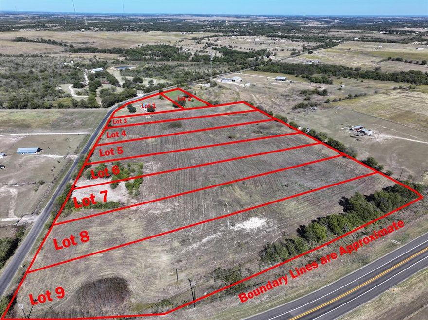 CALL TO ASK ABOUT 0% DOWN FINANCING OPTIONS! These are the lots you've been looking for that are directly off of Highway 7 and less than two miles from Moody, zoned to Bruceville-Eddy ISD schools that are only a 5-minute drive away. These lots have NO RESTRICTIONS – bring your mobile home, RV, or custom build! You're just 20 minutes to Waco and 15 minutes from Temple, located incredibly close to Interstate 35 and State Highway 317 for easy commuting. Each lot has access to electricity and water meters approved through Elm Creek WSC! 

You might be looking for a weekend getaway, a peaceful homestead in the country, or a great investment - let these tracts check your boxes. Don’t miss out – schedule your visit today and claim your piece of unrestricted Texas land!
