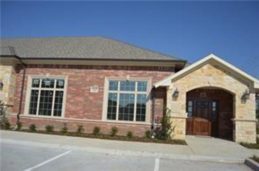 Fabulous office space unit 201 for lease in the heart of Frisco, Close to Preston Mall and legacy office buildings. Office has 1150 sq ft with 3 large office rooms, reception hall, conf room 11 ft raised ceiling, huge Kitchen Break room & Rest room. Crown molding in all rooms, high ceilings, Large windows with 2 inch blinds, recess lights in all rooms, attic space for storage, Security system available. All 3 room has rough in plumbing for medical office. Office building has 4 units total 4500 sq ft, Unit 201 is corner lot, main entrance to the road. Modified Gross rent $2700, Landlord pays property taxes, hazard insurance, common area maintenance, and water. Tenant pays electricity, phone, and internet.